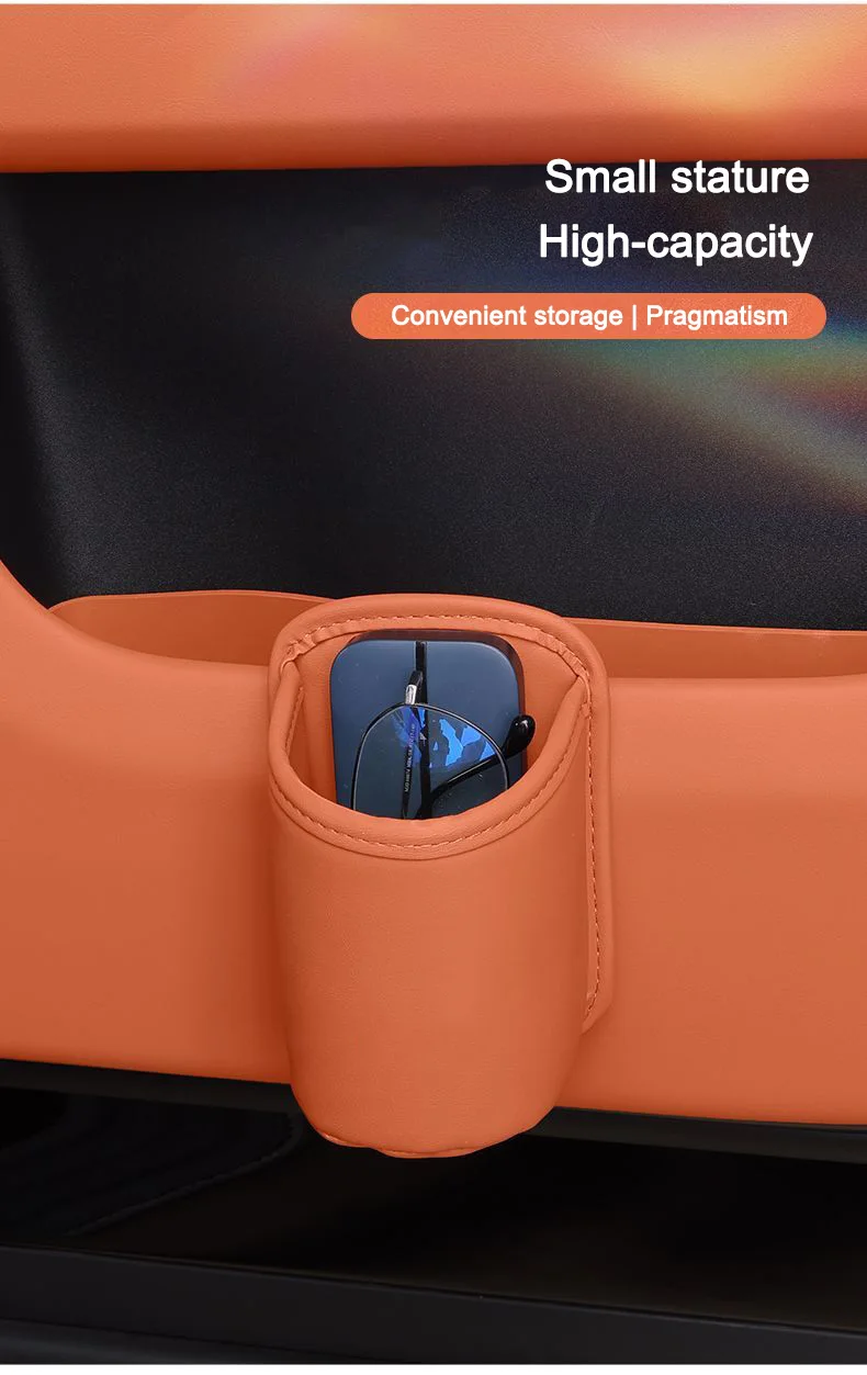 Aston Martin Lederen Opbergbox - Waterbeker en smartphone houder functie