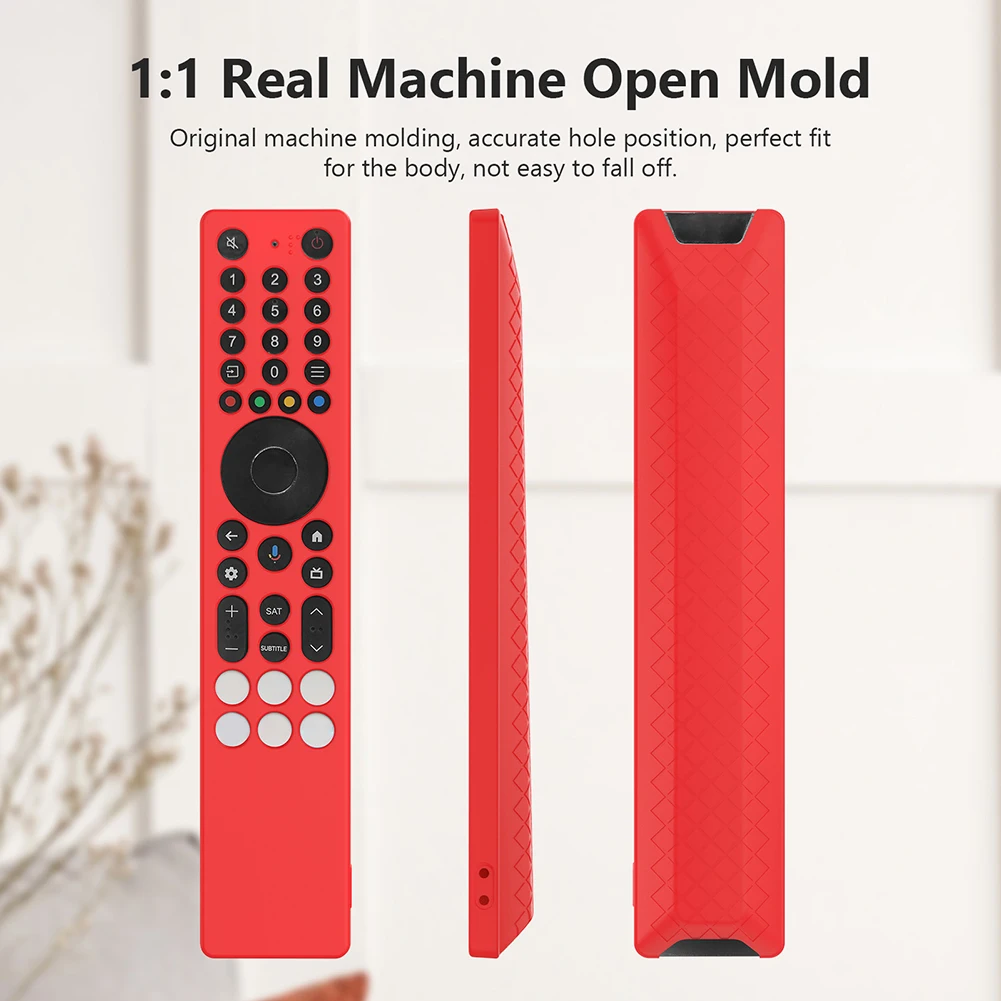 Silicone TV Remote Case for Smart TV for TCL RC833A Control Protection Cover with Lanyard RC Cover Smart TV Accessories