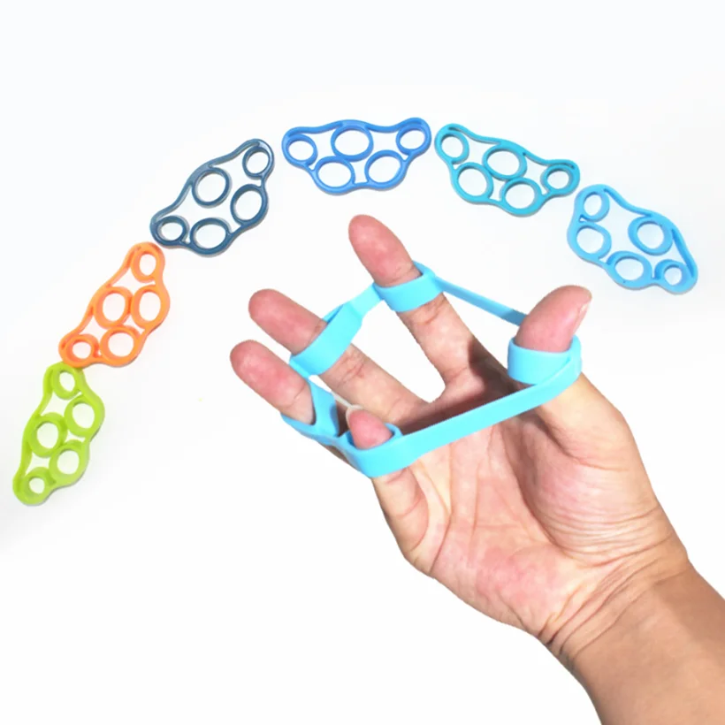 Finger Strengthener Exerciser Kit Finger Stretcher Speed Up Rehabilitation Resistance Bands Hand Grip Strengthener Gripper Set hand strengthener finger trainer finger strength trainer hand grip trainers hand grip exerciser hand exerciser hand trainer