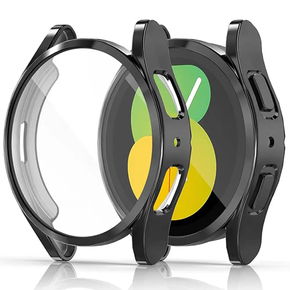 Premium TPU Protective Case with Full Cover Bumper and Screen Protector for Samsung Galaxy Smartwatches
