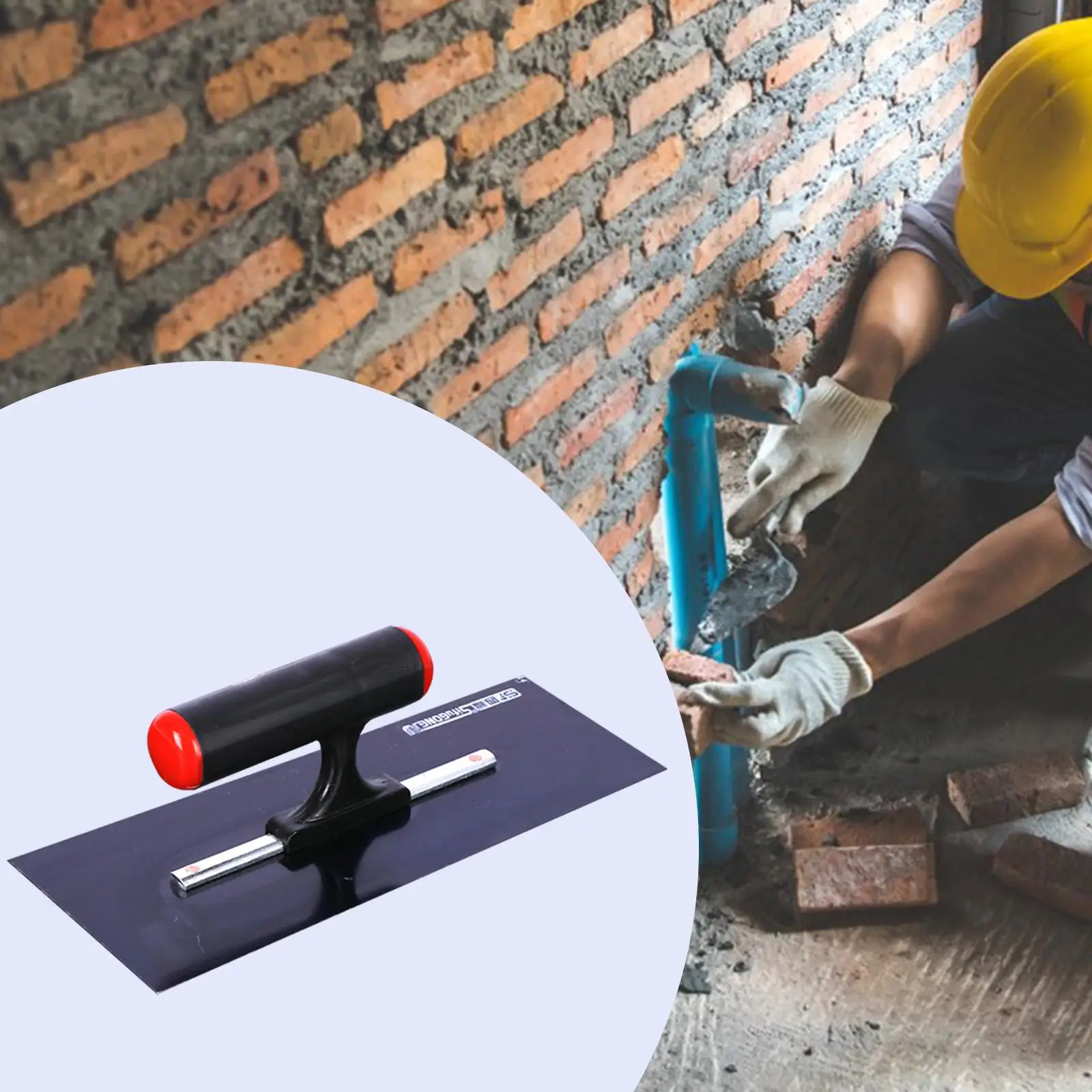Masonry Finishing Trowel Drywall Trowel for Tile Flooring Grout Skimming