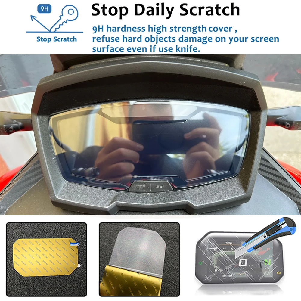 Motorcycle Accessories Cluster Scratch Cluster Screen Protection Film Protector Aprilia SR GT 200 SR GT 125 SRGT200 SRGT125