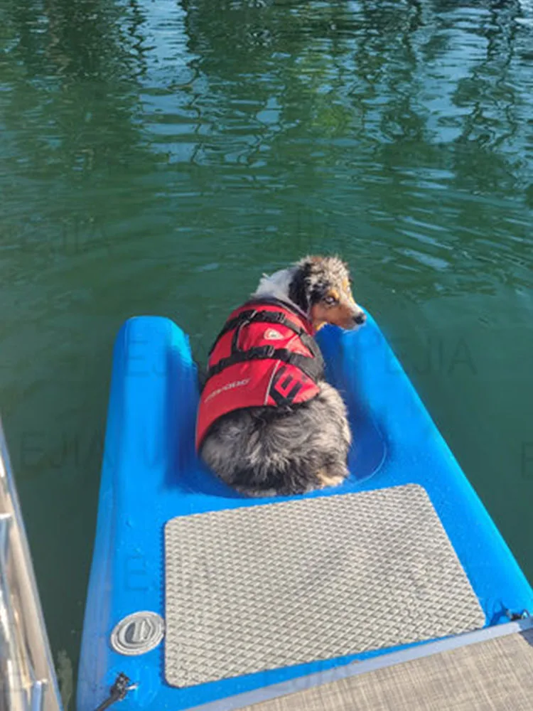 Hot Sale Pup Plank Inflatable Floating Platform for Pet Dog ,Portable Inflatable Pontoons Dog Water Ramps for Pool,Boats,Lake