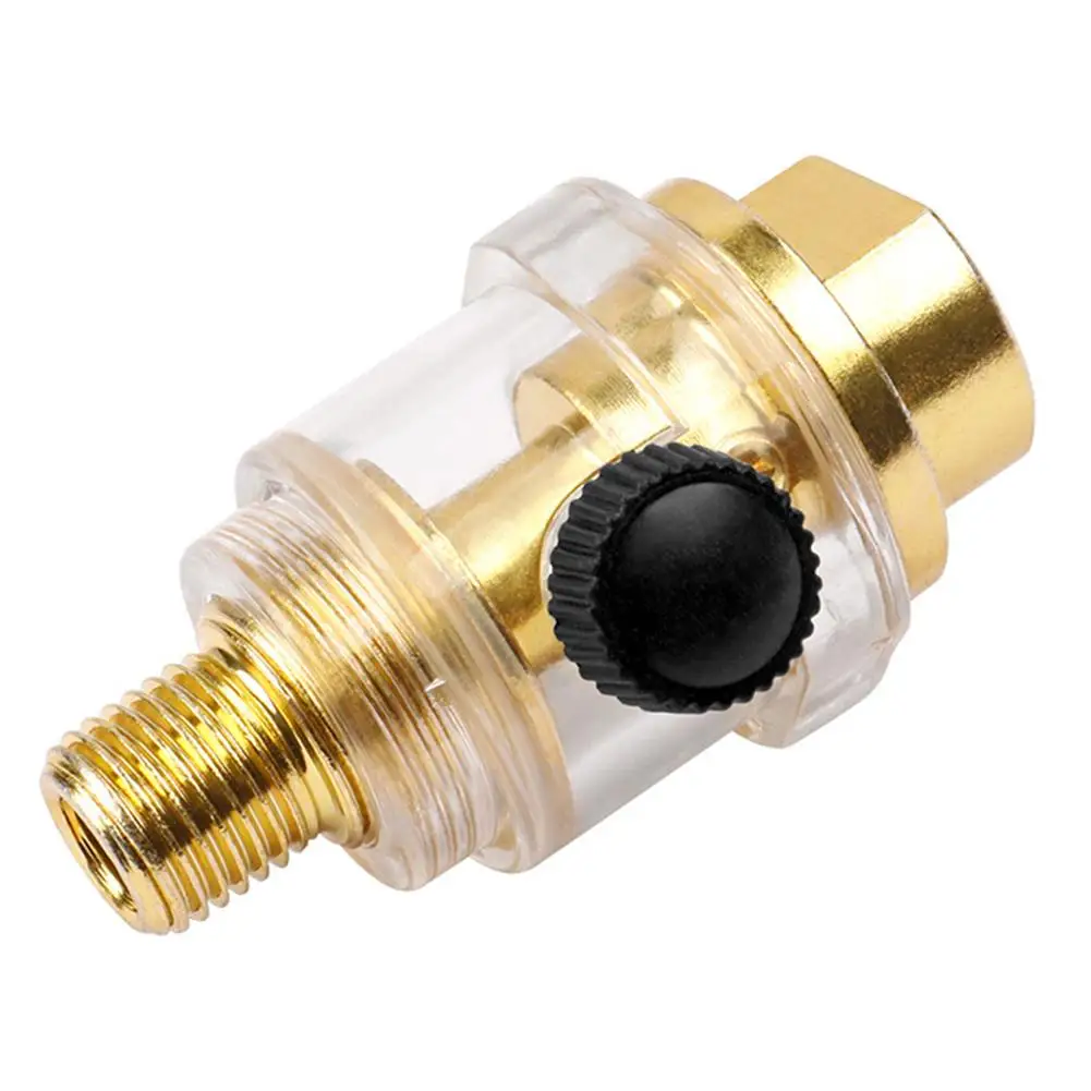 Mini Pneumatic Oil Injector Pneumatic Tools For Air Compressor Pipe Tool Iron -plated Oiler Lubricator Air Compressor Systems