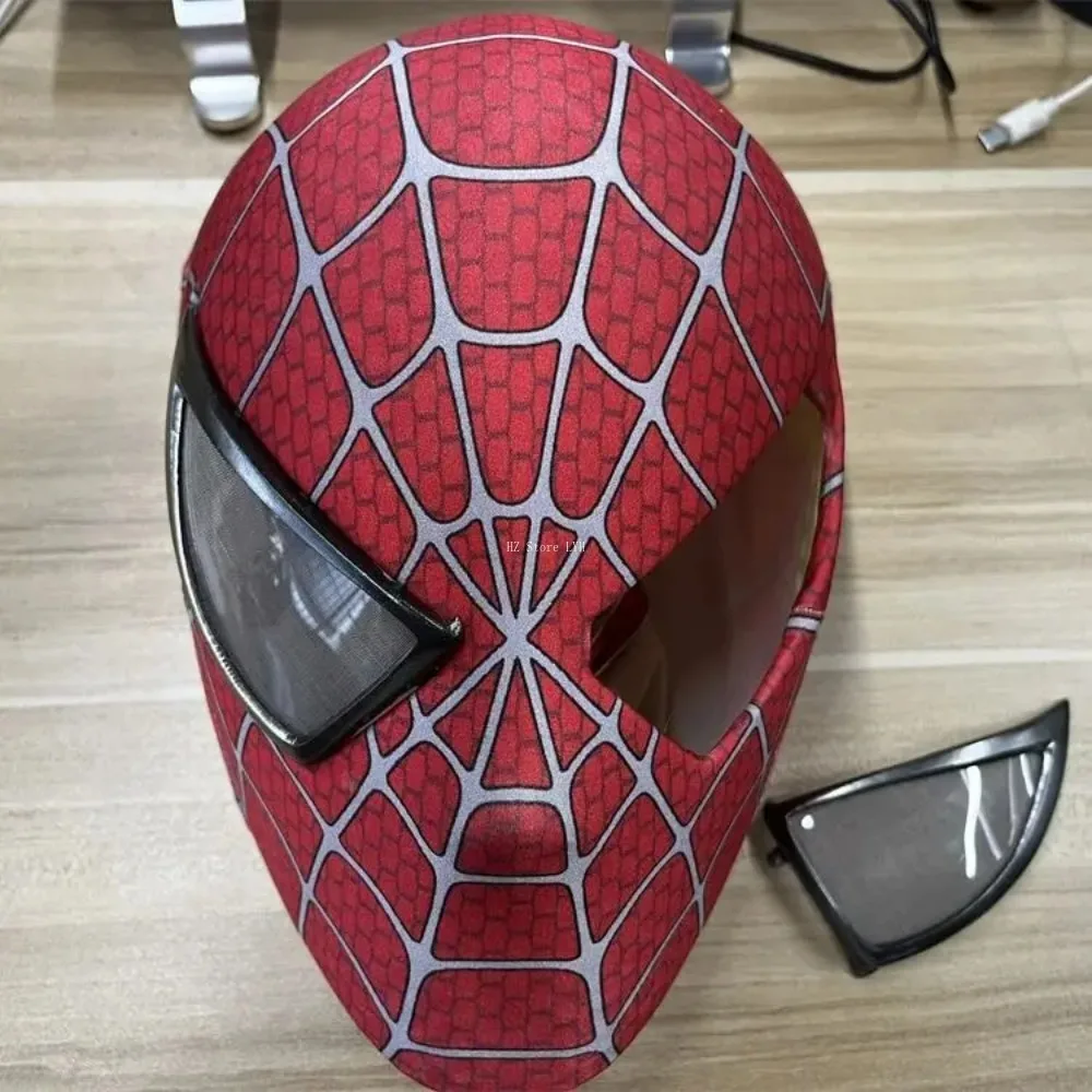 Marvel Spider-Man accessori per maschere/occhi/tessuto per maschere/ragnatele/cappuccio per corsari Maguire restauro di film Superhero Cos Costum