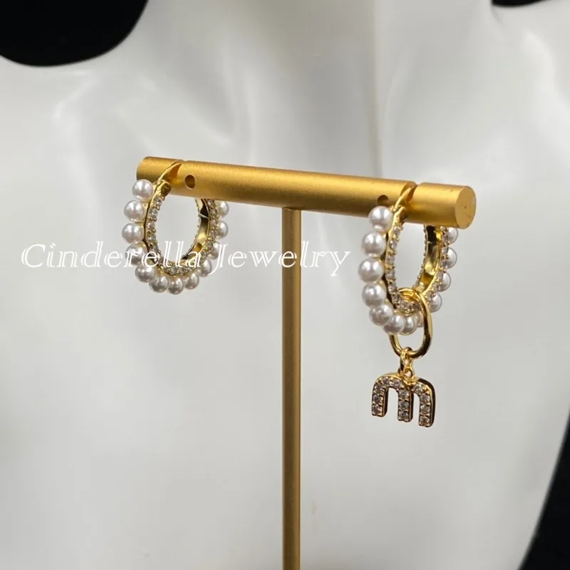 2024 New Crystal Splicing Popular Jewelry Women's Earrings