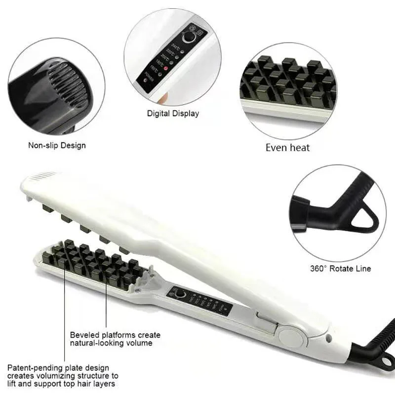 Electric Professional Corn Perm Splint Hair Fluffy Magic Tool Corn Beard Male Pad Hair Root Curler Tin Foil Curling Stick