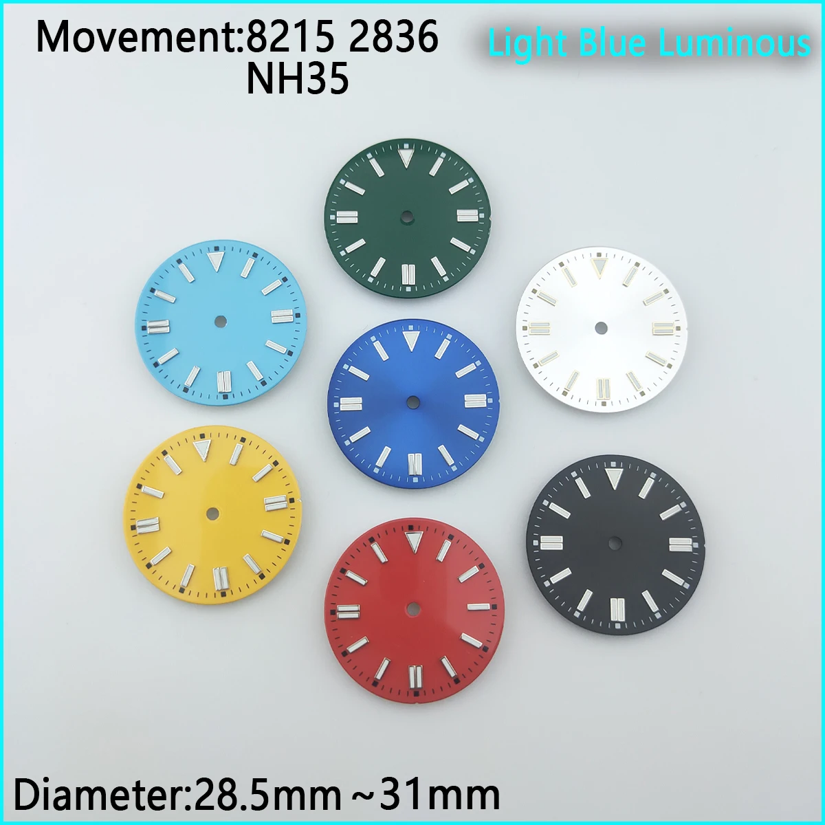 28.5mm Watch Dial Parts For Watch Miyota8215 Nh35 Eta2836 Automatic