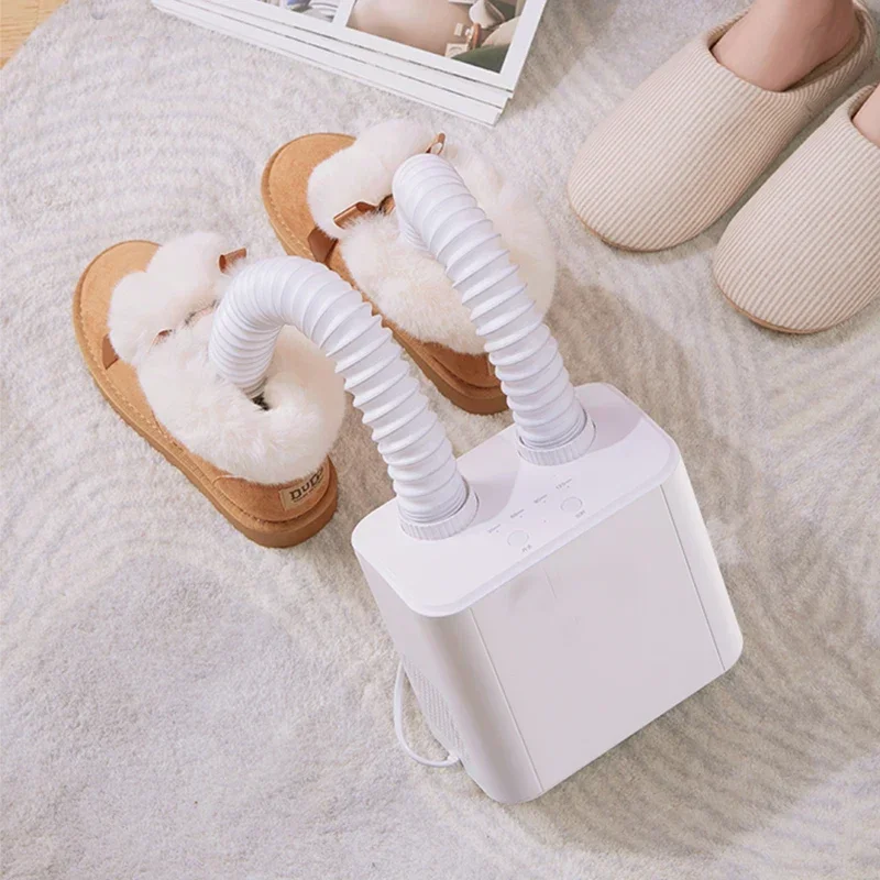 220/110V Shoe Dryer Electronic Timing Household Boot Dryer Activated Carbon Sterilization  Deodorizing Shoes And Clothes Dryer 4