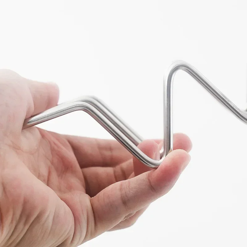 1pc Stainless Steel Holders Wave Shape Slots W-shaped pancake holder 304 stainless steel Mexican cake rack Kitchen utensils
