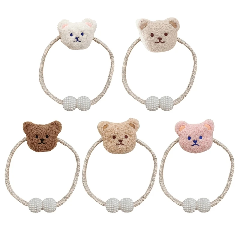 Description Picture 2 of itemCute Bear Shape Tieback Window Curtain Buckle Clip Kids Room Hanging Curtain Holders Tie Backs Curtain Accessories Home Decor