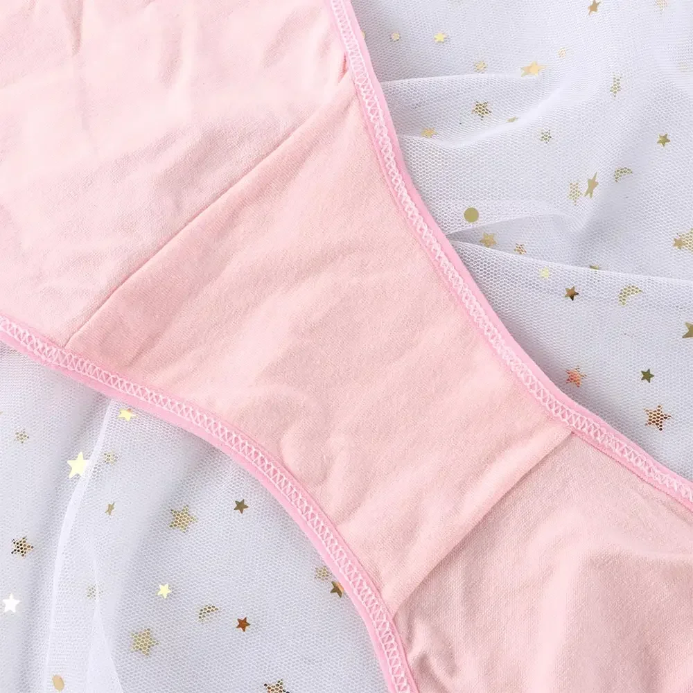1/3/6 Stück Sexy Bandage Lolita Höschen Niedrige Taille Dessous Süße Krallen-Damenunterwäsche Niedrige Taille Animation Unterwäsche – Detail 10