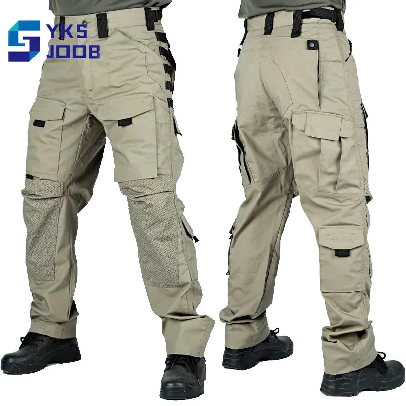 Hiking Tactical Pant Men Multi-pocket Wear Resistant For Camping Military Traning Climbing Treking Spring Fall
