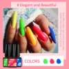 6PCS Gel Nail Polish Set Mixed Color Nail Gel Kits For DIY Nail Vernis Semi Permanent UV Lamp Nail Varnish Set Supplies 6
