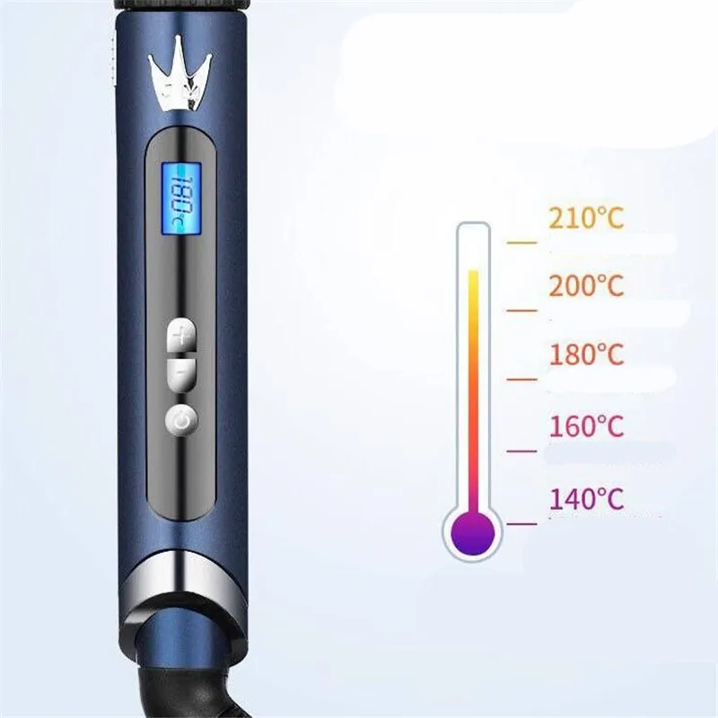 Professional 9mm 13mm 32mm Electric Ceramic Hair Curler LCD Display Curling Iron Roller Curls Wand Waver Hair Styling Tools 4#