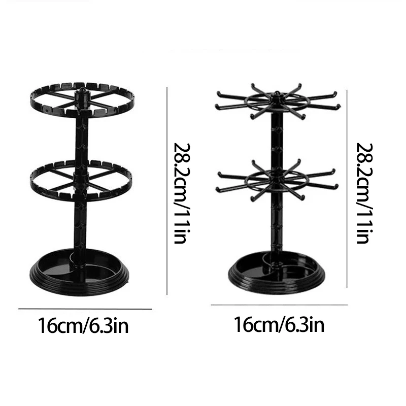 2 Tier Jewelry Display Holder,Retail Spinner Display Stand,Rotating - View #12