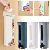 Self Adhesive Underwear Storage Box Dustproof Wall-Mounted Panties Socks Organizer Simple Style Space-saving 2
