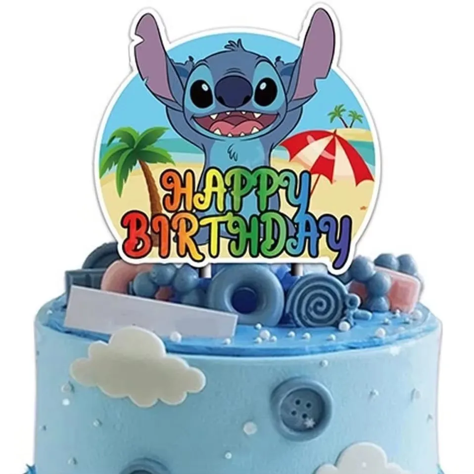 Lilo & Stitch Taart Toppers - Set van 1/25 stuks