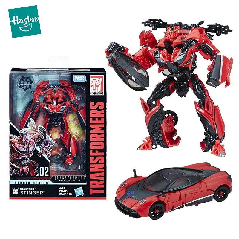 

Original Hasbro Transformers Studio Series Action Figure Decepticon Stinger Crowbar Jazz Robot Model Kids Toys for Boys Gift