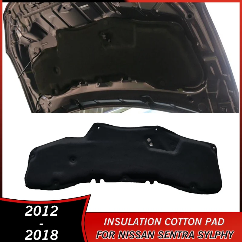 2012- for Nissan Sentra Sylphy 2012 2013 2014 2015 Accessories Heat Sound Insulation Cotton Pad Soundproof