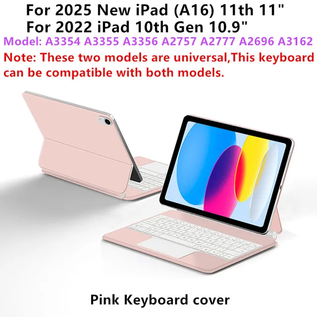 Magic Keyboard for iPad A16 11th 2025 Smart Case for iPad 11th