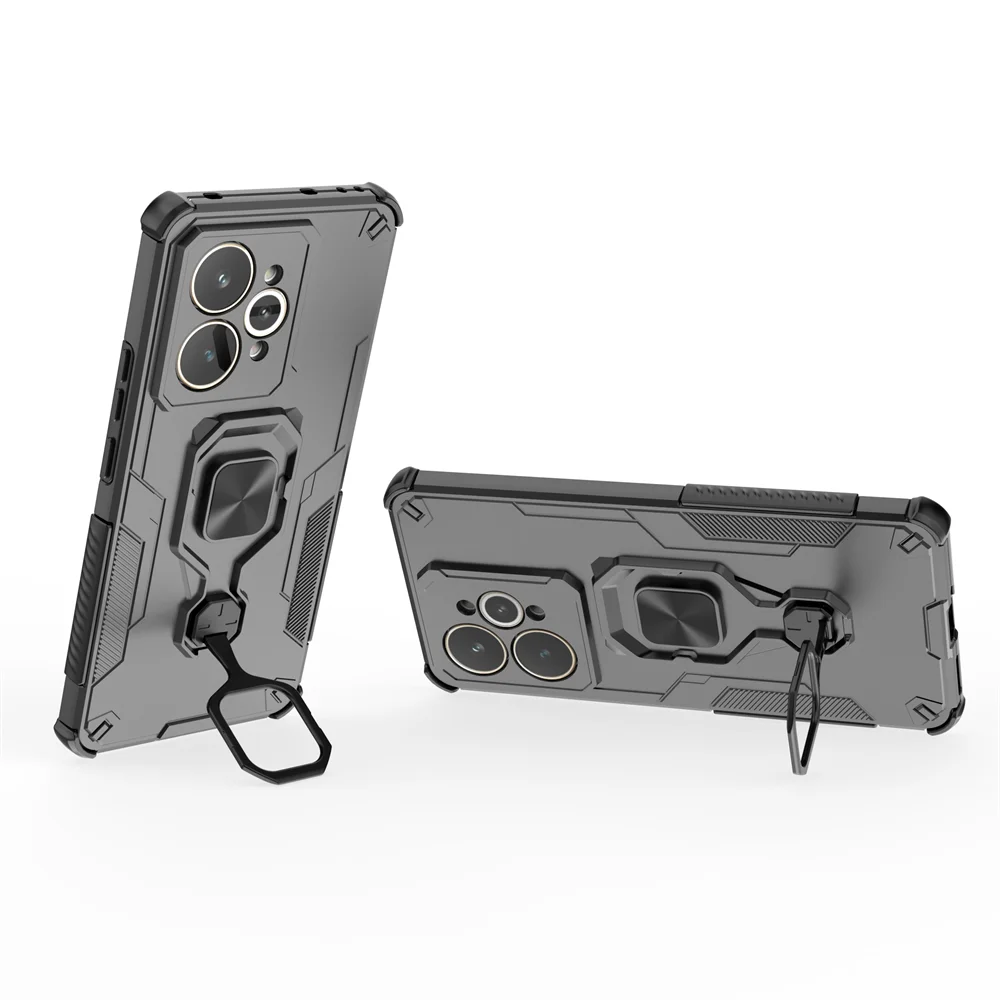 Enhanced Shockproof Armor Case with Ring Back Cover - Protective Phone Coque