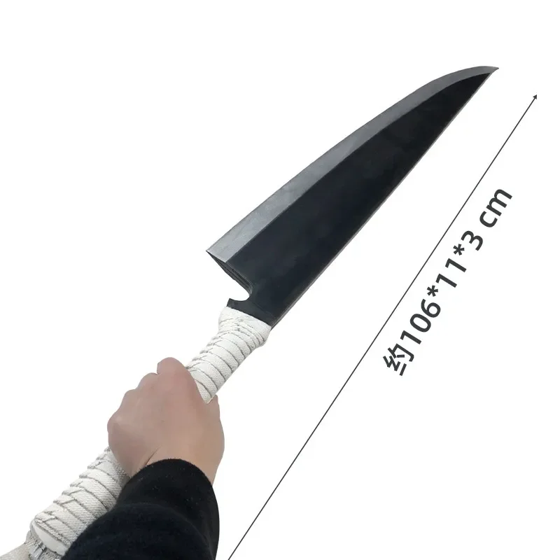 Sword Kurosaki Ichigo Sword Sky Lock Moon Zanpakutou Ninja Katana 1:1 Weapon Props Safety PU Toy