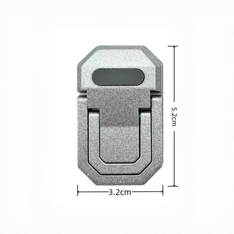 휴대용 미니 투명 3D 노트북 스탠드, 접이식 합금 냉각 키보드 지지대