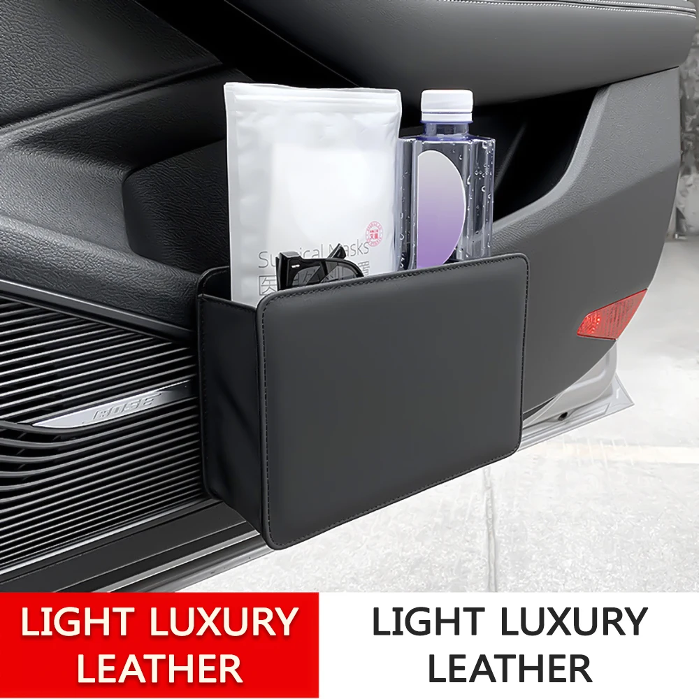 Car Trash Can Car Door Storage Box Foldable Seat Back Hanging Storage Bag Box accessories Interior Products car trash can,car storage bag
