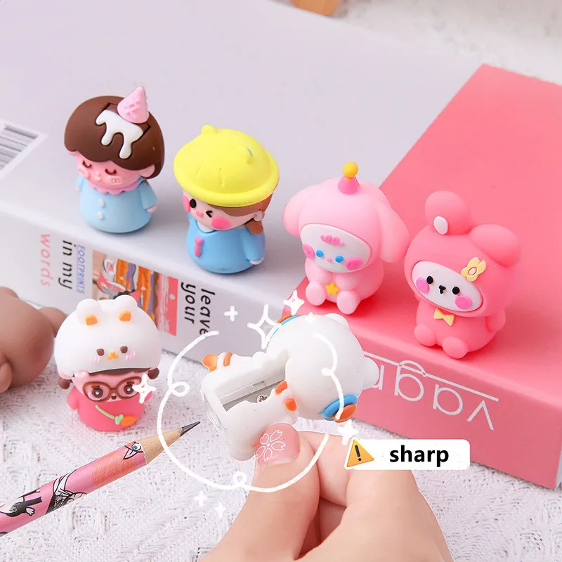 Dropship 1pc Drink Shape Pencil Sharpener, Portable 3D Mini Cute