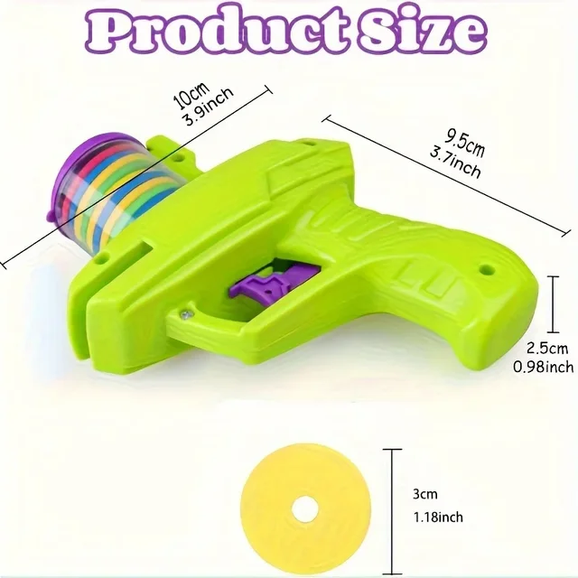 Funny Cat Toys Creative Turnip Gun with 15pcs Reusable Foam Disc Pet Hunting Interactive Toy Dog Cat Pet Supplies 3