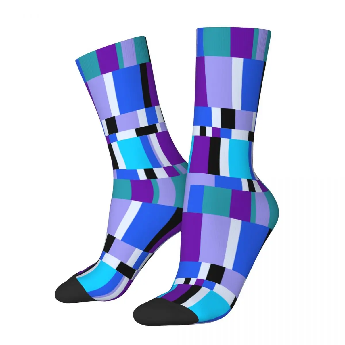 

Cool Indian Africa Stripe Design Print Socks Merch All Seasons Soft Crew Socks Breathable