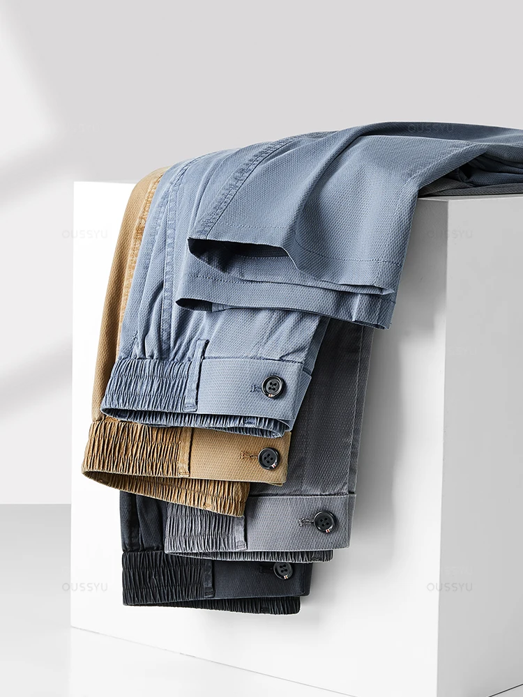 Summer Ultrathin Soft Lyocell Fabric Men's Jeans Breathe Loose Straight Denim Pants Casual Trouser Plus Size 5XL denim pants denim trousers men trousers lyocell jeans