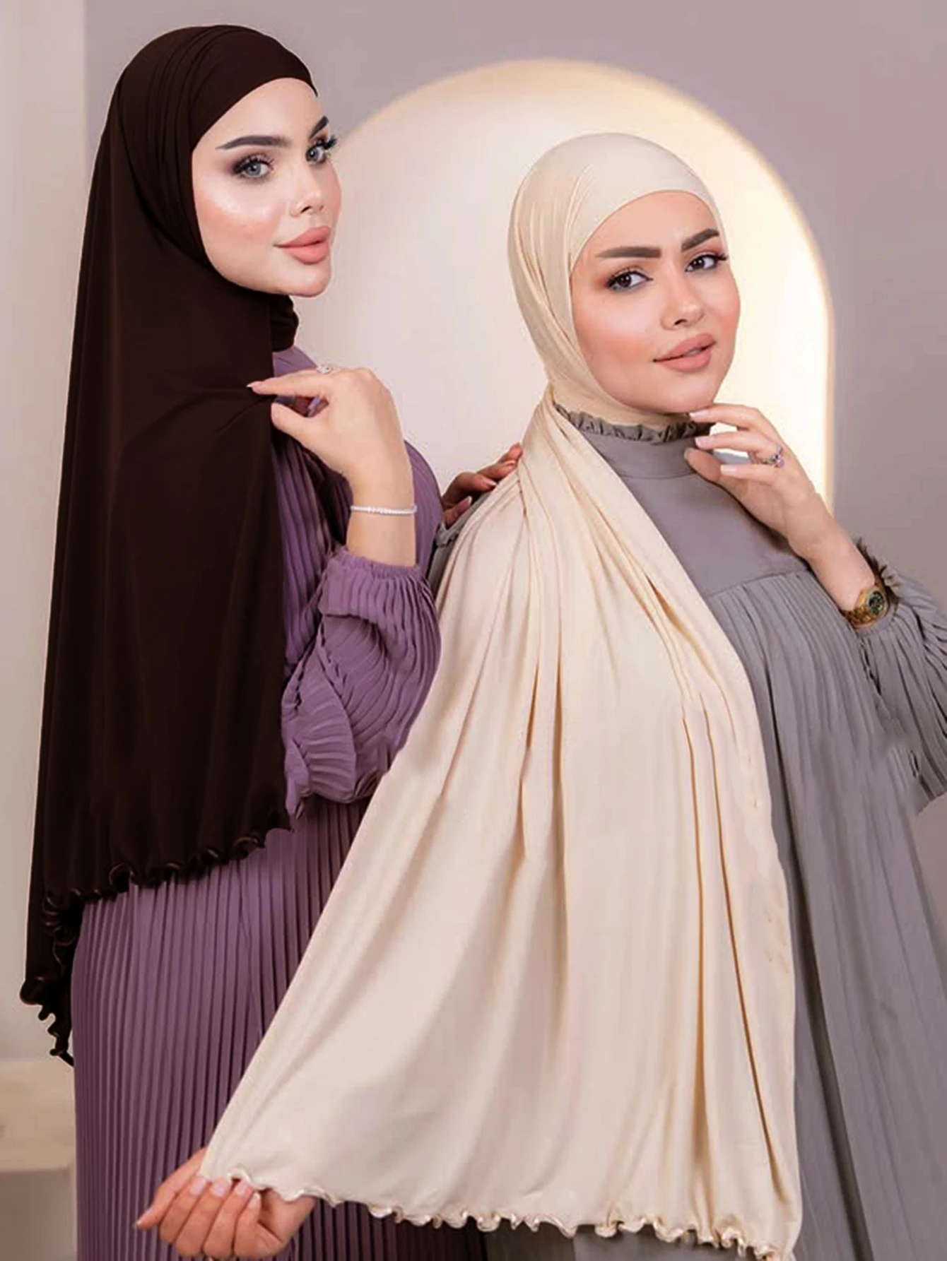 Stylish Black Muslim Hijab Sfbac8323338d4c9984e9d74047e690d7i