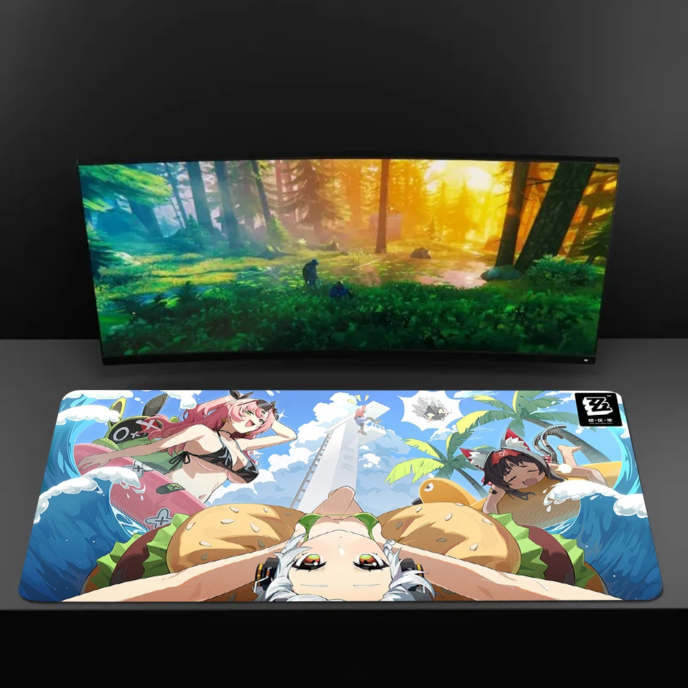 Zenless Zone Zero Character Mouse Pad High Elastic Non-slip Bottom R18+ Gaming Computer Mouse Pad