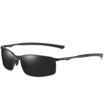 Przeciwodblaskowe spolaryzowane prostokątne okulary korekcyjne Modne Niebieskie Szkła