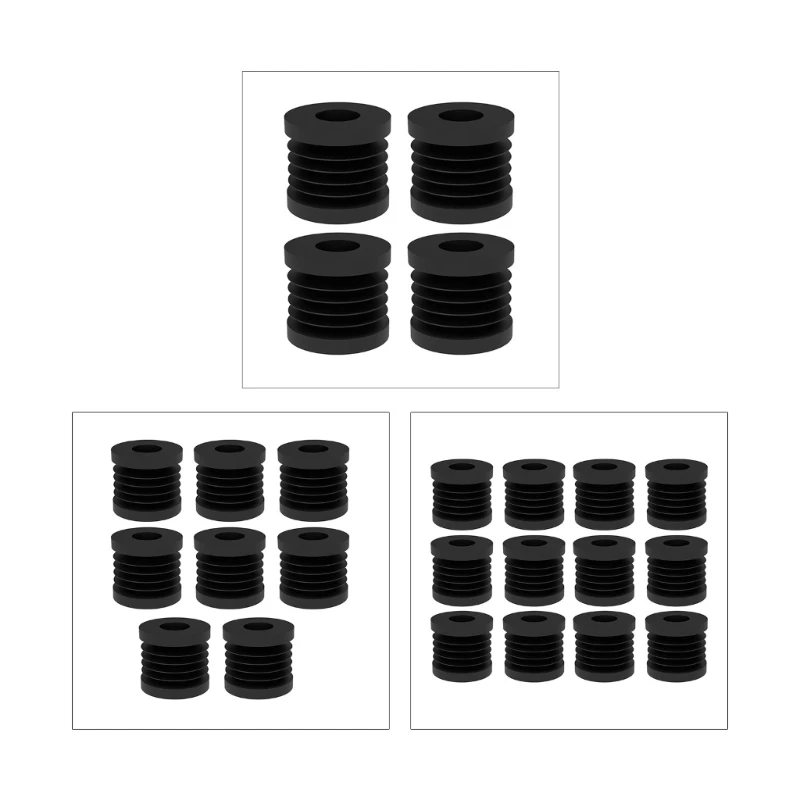 Bambu Lab X1 시리즈 및 P1P 패드 P8DC용 3D 프린터 충격 흡수 발 패드 고무 발