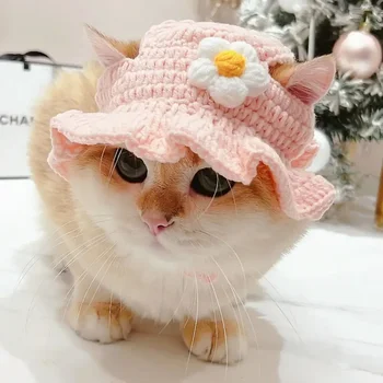 Crochet Pet Hats Costume Set 1