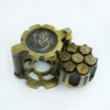 Metal Polyhedral Dices Set With Revolver Cylinder Dices Storage Multi-Sided Dices Adult Kid Plaything Perfect For 1