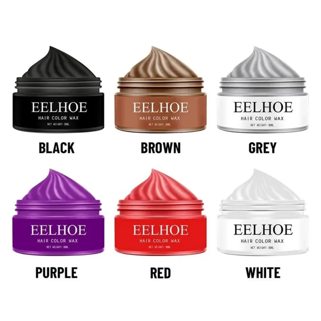 Description Picture 5 of itemDisposable Color Wax Hair Dye Colorful Wax Hair Mud Instant Coloring Cream Hair Wax Paste Dye Coloring Cream