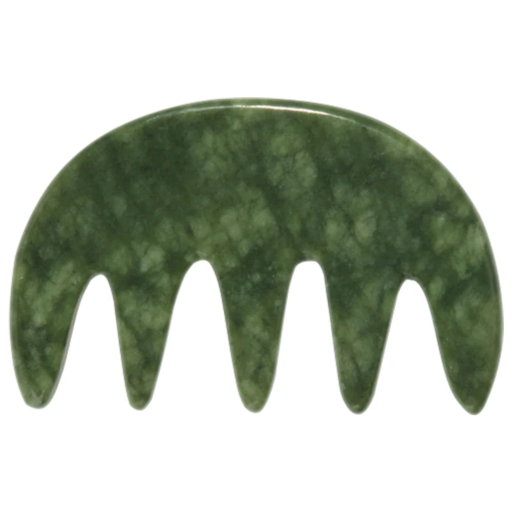 Scalp Massager Creative Wide Tooth Comb Handheld Comb Jade Massaging body acupoint massager creative massage comb