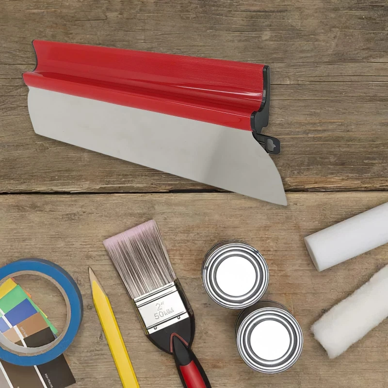 25cm Drywall Smoothing Spatula for Wall Tool Painting Skimming Flexible Blade Finish Spatula Tool Plastering Trowel