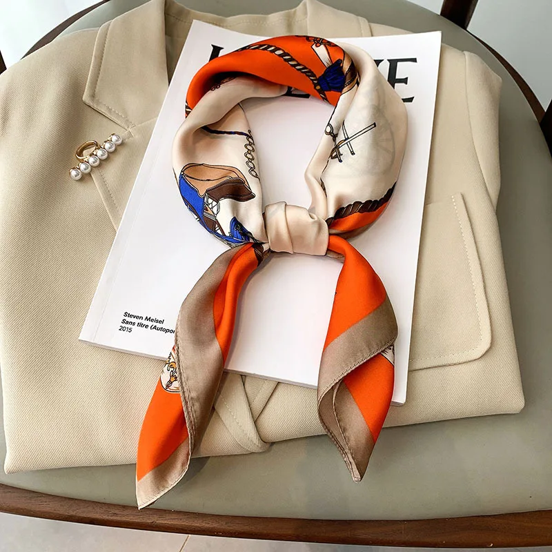 Luxury silk square scarf