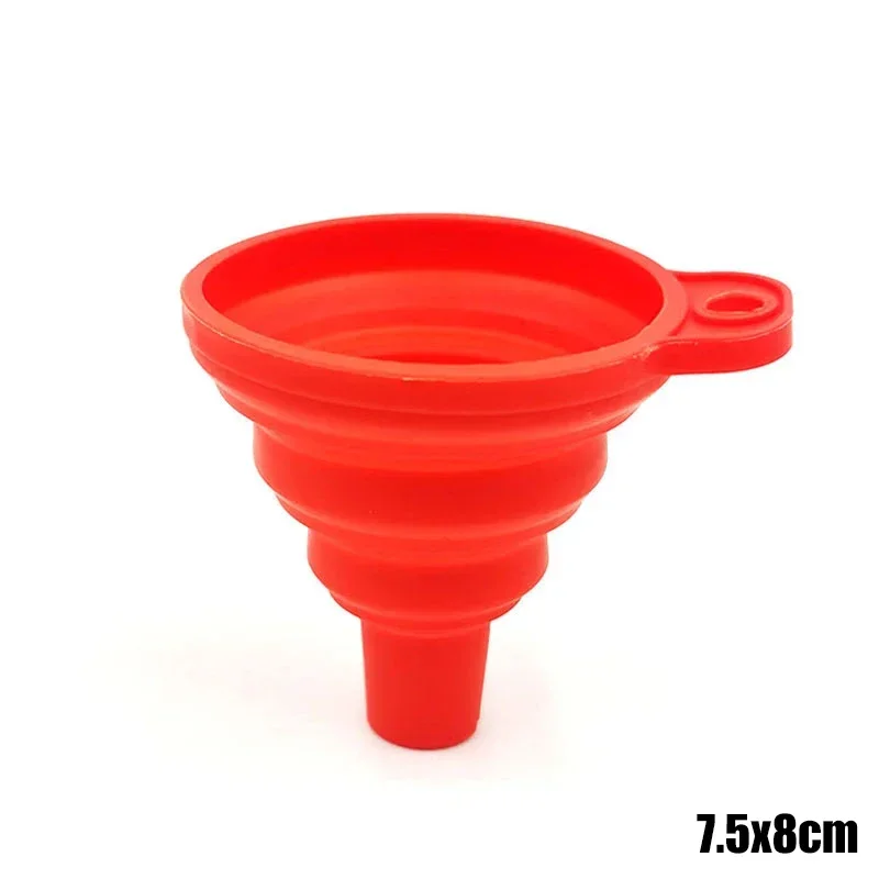 Foldable Silicone Car Engine Funnel, silicone funnel