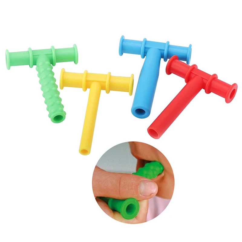 Kid Chewing Tube Speech Therapy Teeth Massager Children Talk Tools For Autism Sensory Speak Oral Muscle Rehabilitation Training speech therapy teeth massager