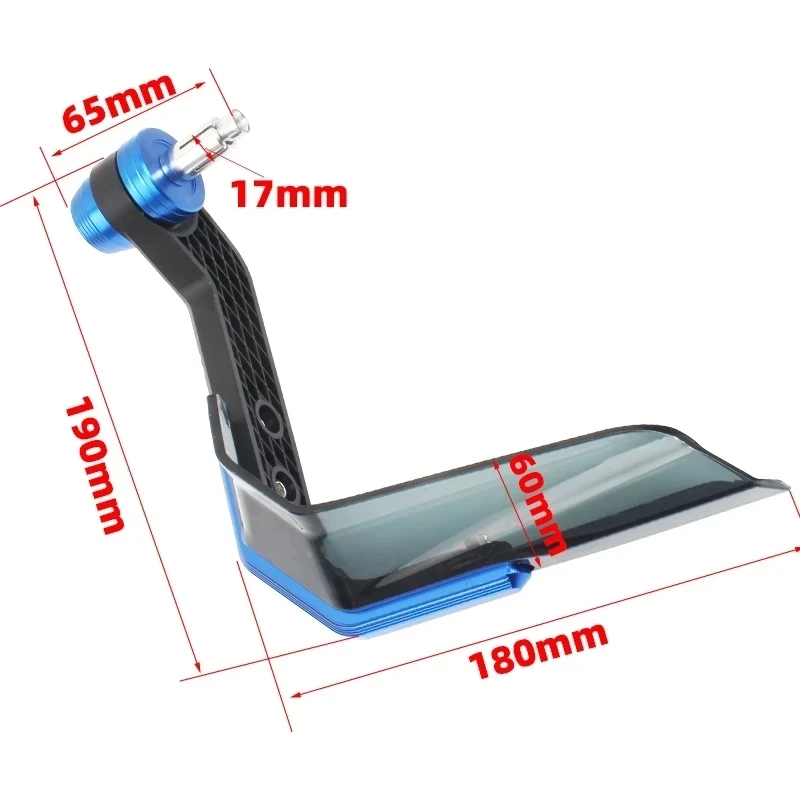 Motorcycle Handguard Shield - Windproof Protective Gear for Motorbike and Motocross