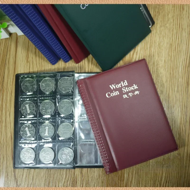 Coin Collection Album Mini Penny Coin Storage Bag 120 Grids Money Organizer Albums Bills Valuables Collection Album Book coins collection album money collection album coin collection album