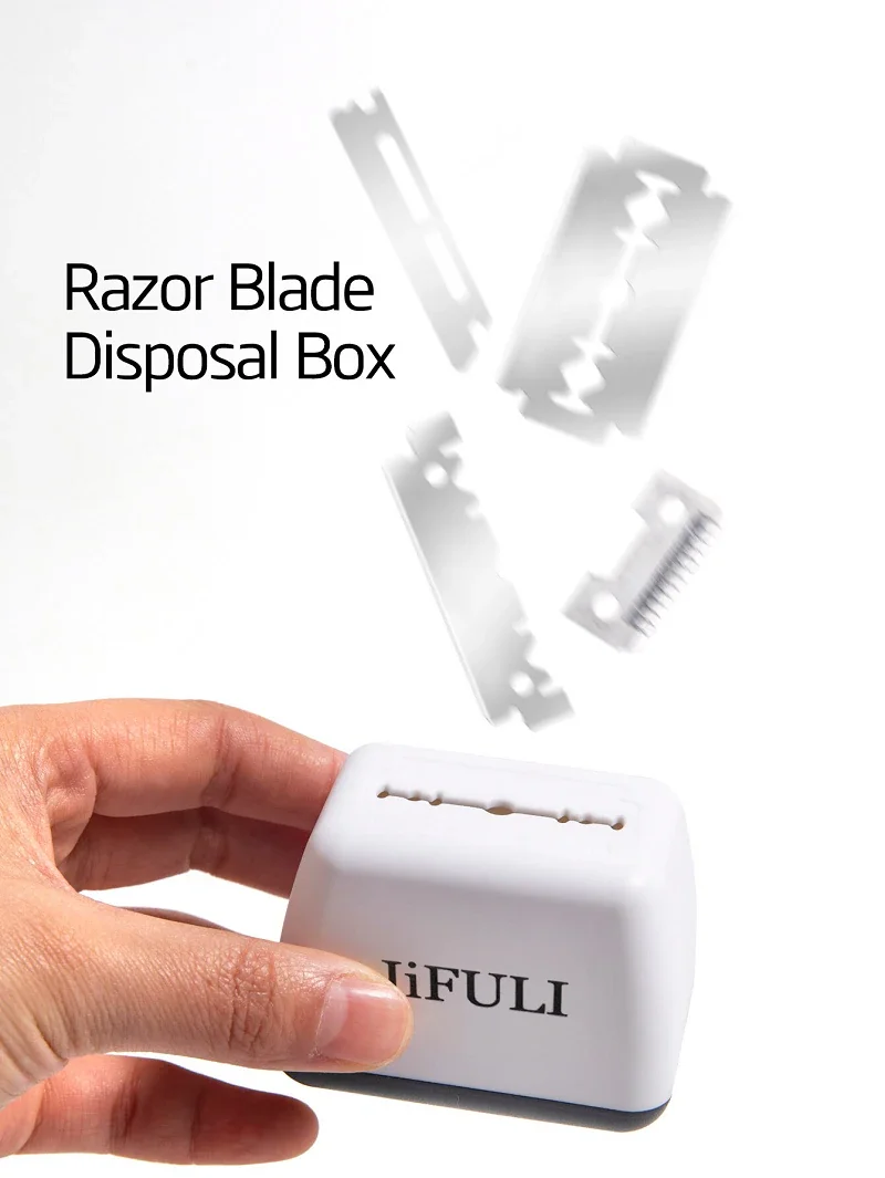 Razor Blade Storage and Disposal Safety Box