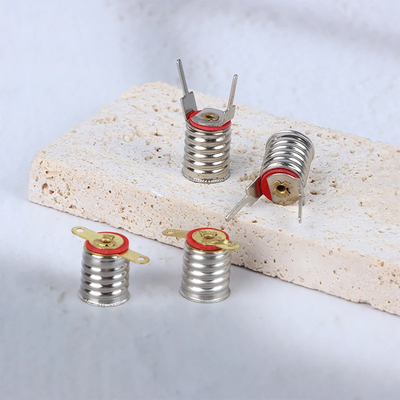 10Pcs E10 Lamp Holder Bulb Lamp Holder Socket Household Experimental Circuit Electrical Test Accessories lamp bulb holder lamp holder lamp base lamp socket extender lamp socket adapter
