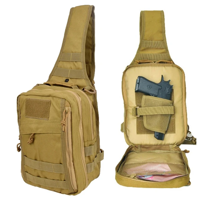 Tactical Military Shoulder Bag 800D Waterproof Oxford Small Chest Bag  Outdoor Sports Sling Backpack for Hunting